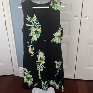 protea schooler silk sleeveless dress bias seam detail fully lined